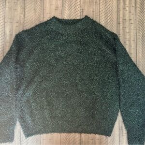 H&M Dark Green Crew Neck Sweater